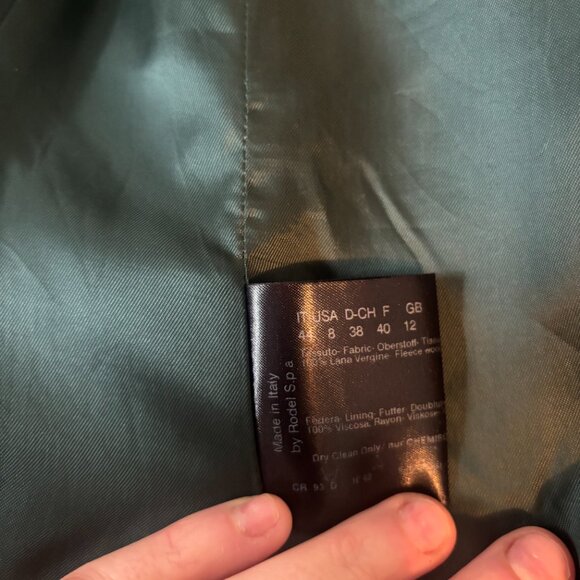 Cinzia Rocca - Italian Lana Wool Coat - Size 8 - Medium - Excellent Condition - Picture 7 of 8